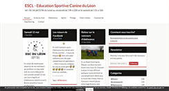 Desktop Screenshot of escduleon.com